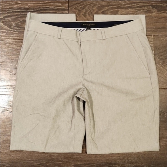 Banana Republic Pants - ❤️ BANANA REPUBLIC RYAN FIT SLIM STRAIGHT MACHINE WASHABLE PANTS / TROUSERS, 8